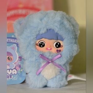 NWT YaYa One Year Old‎ - Blue Cat - Special Boba Eyes and Teeth